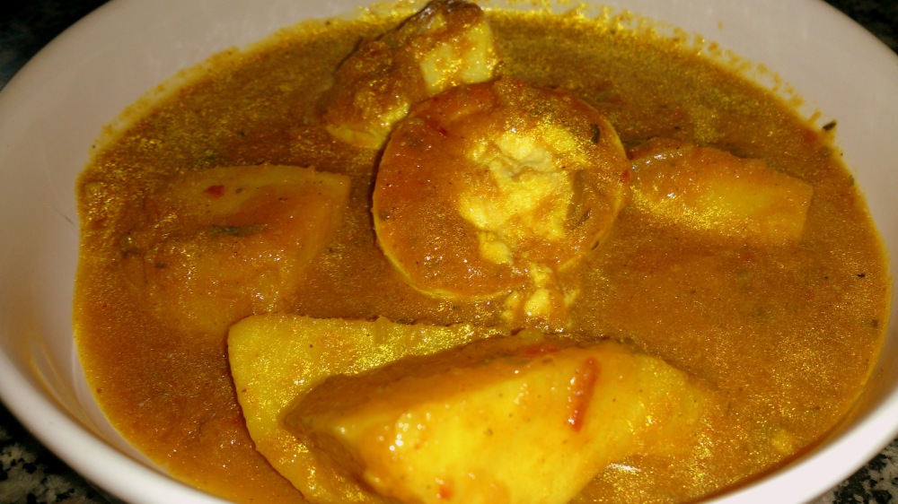 Potato and Egg Masala Curry
